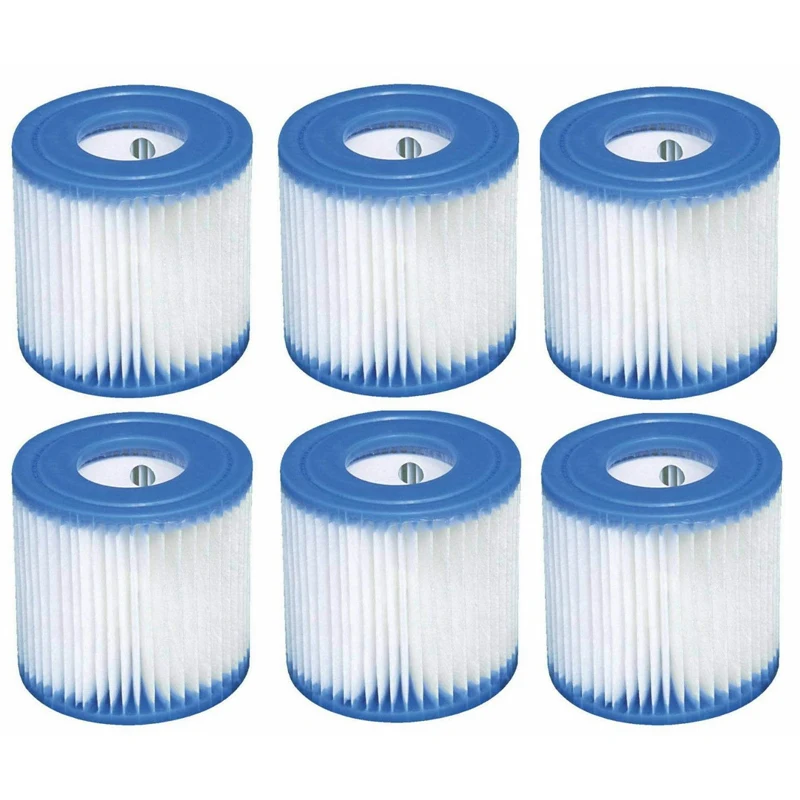 

New-Pool Filter Cartridges Type H Replacement Swimming Pool Filter For Intex H,29007E Pool Filter Cartridges, 6 Pack