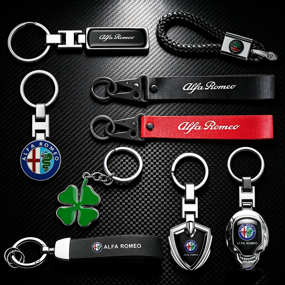 Elegant Car Emblem Keychain and Badge Holder