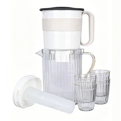 Portable Cold Brew Coffee Maker with Large Capacity and Ice Drip Filter (Cold brew Pot C)