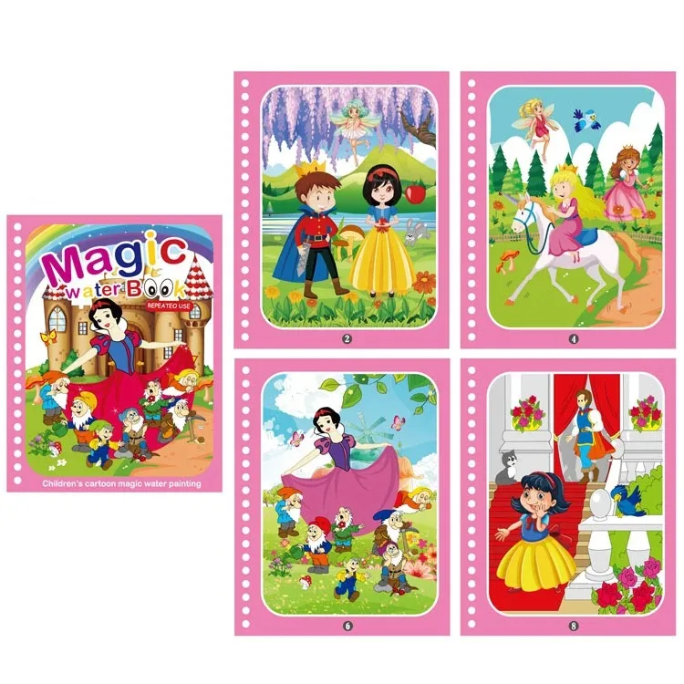 NUEVOS libros mágicos para dibujar con agua para niños, libros para colorear, juguetes para pintar, regalos de cumpleaños, Navidad y Año Nuevo para niños y niñas