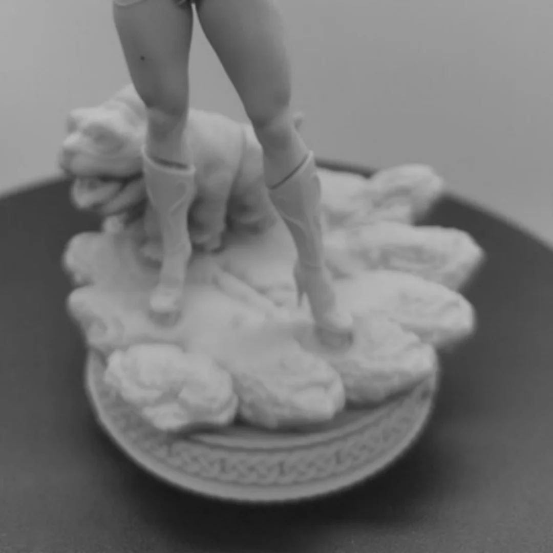 1/24 스케일 수지 그림 모델 키트 섹시한 황금색 양날 여성 전사 조립되지 않은 도색되지 않은 3D 인쇄 DIY 장난감 489