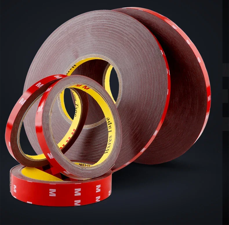 Description Picture 3 of itemDouble-Sided Adhesive Red Film Foam Gray Double-Sided Adhesive Tape For Automobile High Temperature Resistant Adhesive Tape