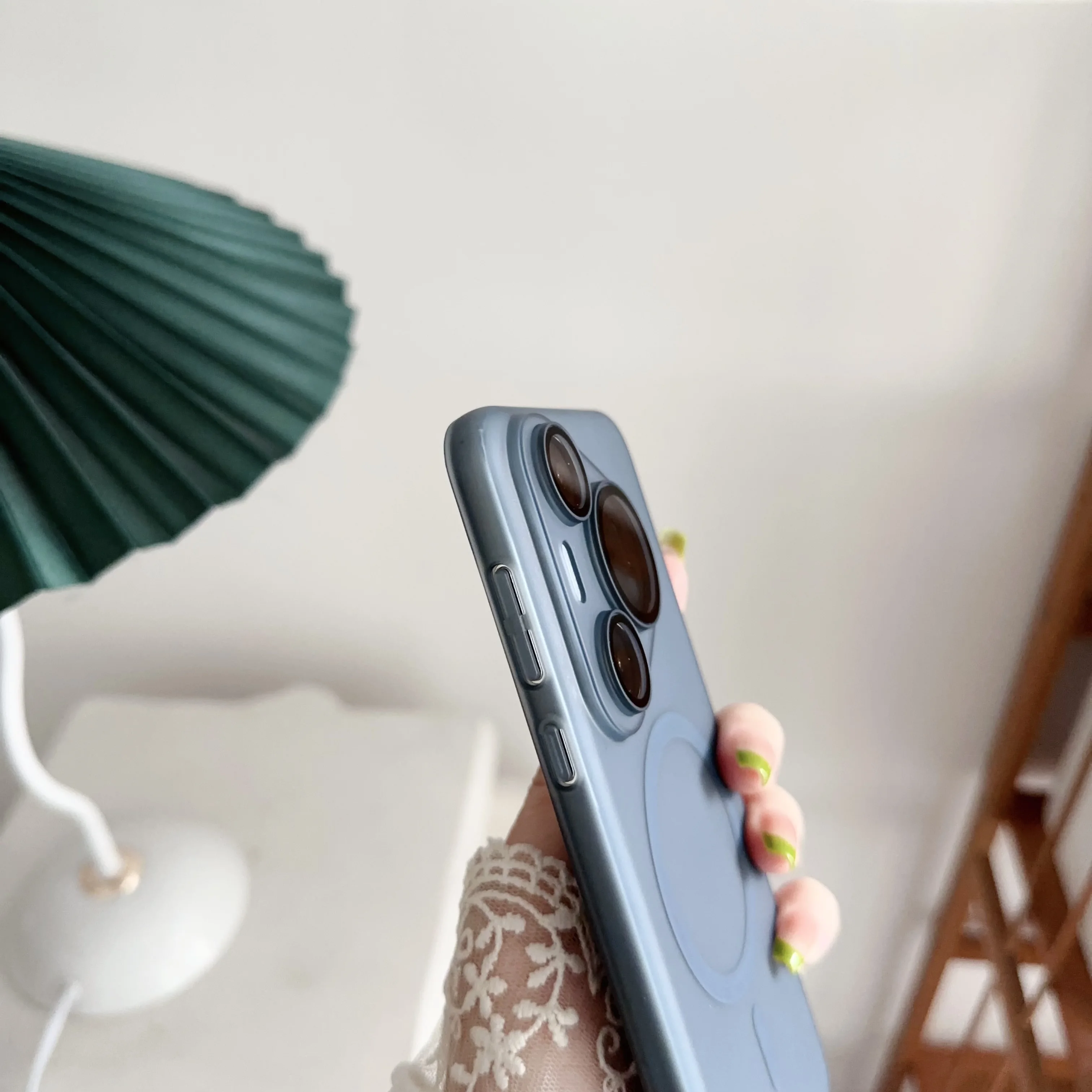 Luxury Ultra Thin Translucent Magnetic Armor Shockproof Matte Case