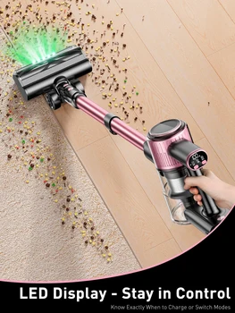 Cordless Vacuum Cleaner, 55Kpa/500W/45min 10 in 1 Powerful Stick Vacuum Cleaner for Home Pet Hair/Hard Floor/Carpet 3