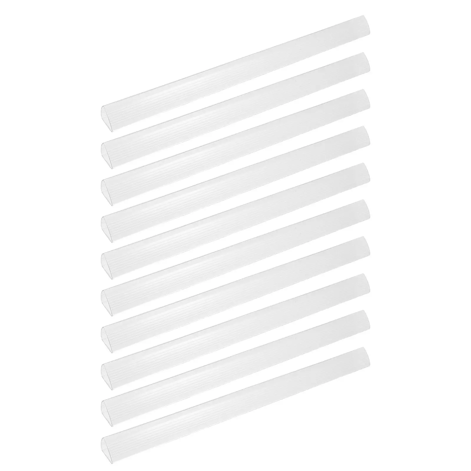 10Pcs 문서 바인더 바 플라스틱 슬라이드 그립 척추 바인딩 바 23Mm 너비 A4 파일 보고서 사무실 학교 종이 고정 장치