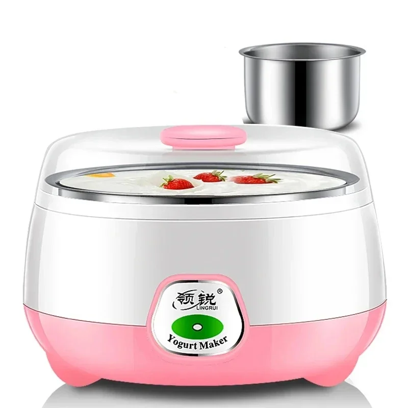 1L Electric Mini Yogurt Maker Automatic Multifunctional Household Rice Wine Maker DIY Yogurt Natto Fermenting Machine 220V yogurt maker