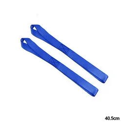 Set of 2 Durable Multipurpose Nylon Soft Straps for Secure Cargo and Luggage (40.5 Blue)