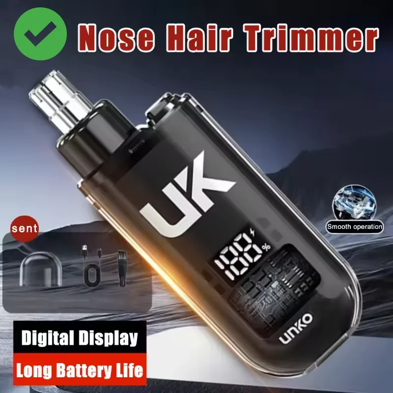 Portable Electric Nose Hair Trimmer Pocket Nose Ears Hair Eyebrow Mini Trimmer Men's Rechargeable Painless Clipper nose hair trimmer,electric nose hair trimmer,electric hair trimmer,electric nose and ear trimmer