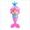 New Bath Toy Cute Mermaid Clockwork Dabbling Floating Swimming Wound Up Water Play Cartoon Educationa Learning Bath Toys 5