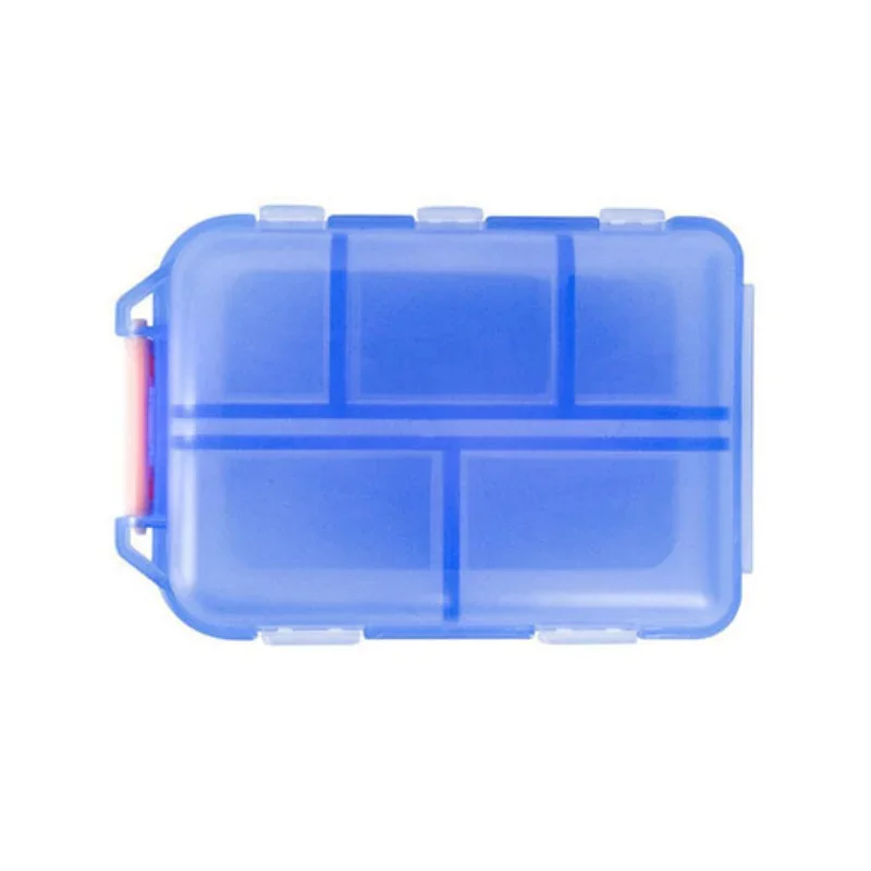 Tcare Travel Pill Organizer Moisture Proof Pills Box for Pocket Purse Daily Pill Case Portable Medicine Vitamin Holder Container