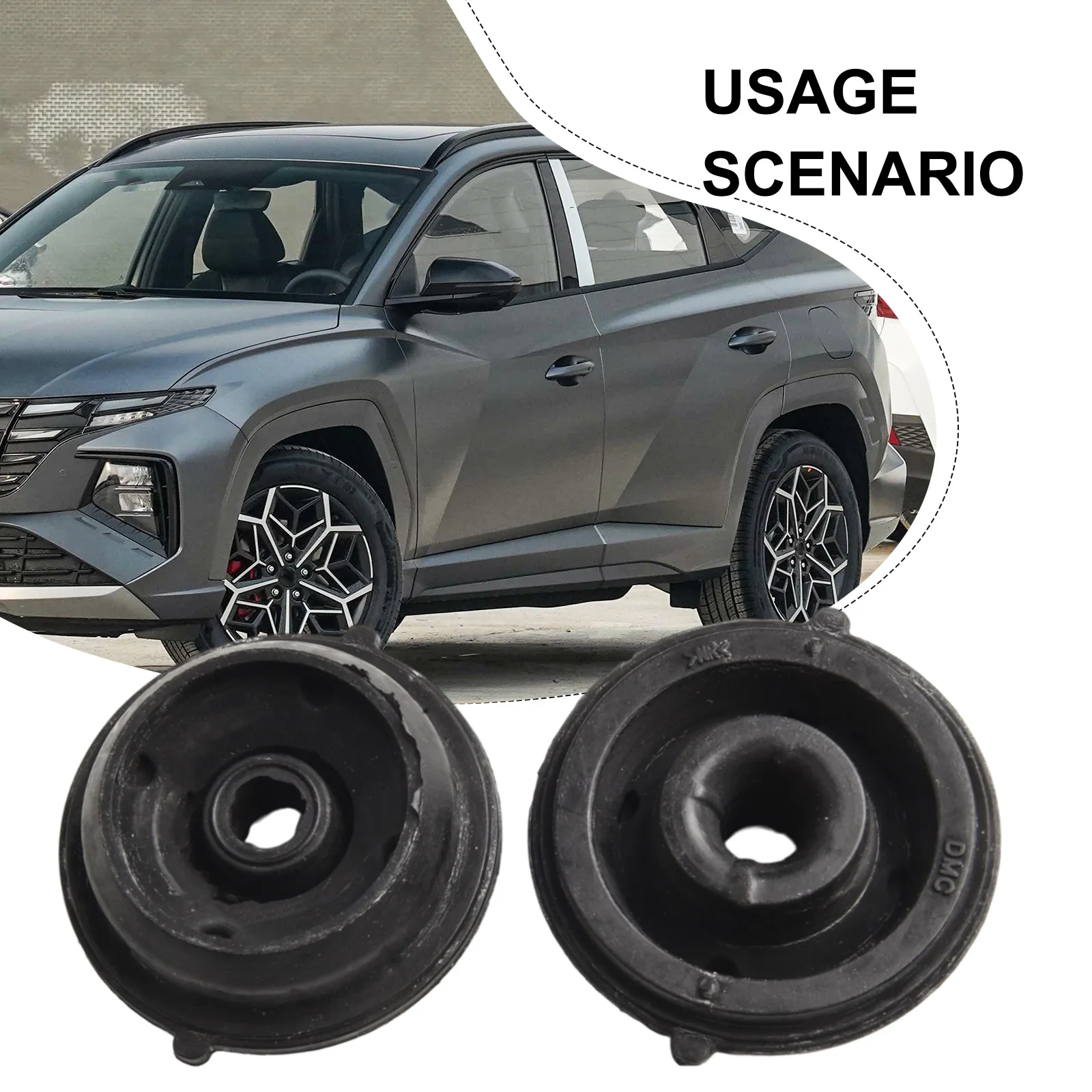 Radiator Mount Insulators Bracket Pads 2pcs For Hyundai For Santa Tucson 25336-2F650 Replacement Car Part