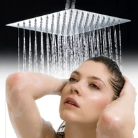 XAOZO สีดํา/ชุบโครเมี่ยมห้องน้ําชุดฝักบัวในครัวเรือนทองแดงก๊อกน้ําติดผนังอ่างอาบน้ําก๊อกน้ํา Rain Shower 2