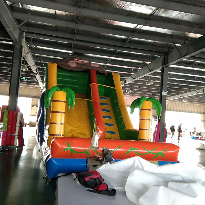 Inflatable Amusement Jumping Game Outdoor Backyard Monkey Slide Outdoor Inflatable Slide Gorilla Can ModifyThe Size
