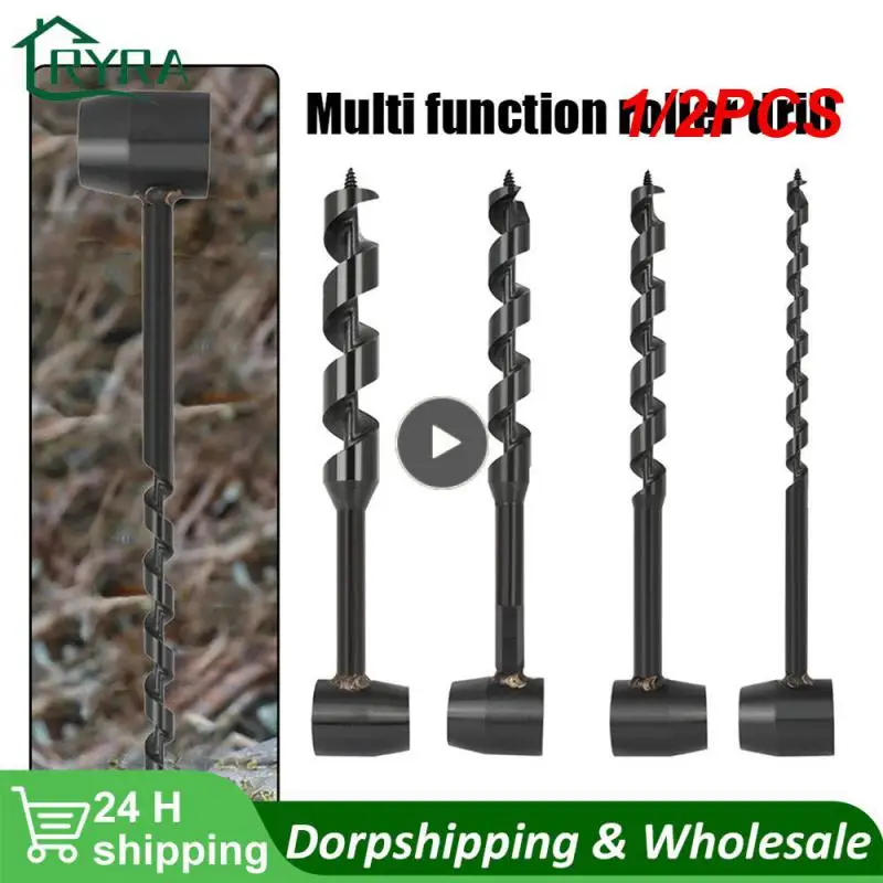 

1/2 шт. шнековое ручное сверло, гаечный ключ из углеродистой стали, ручное шнековое сверло, портативное ручное сверло для выживания, самонарезающее сверло для выживания по дереву