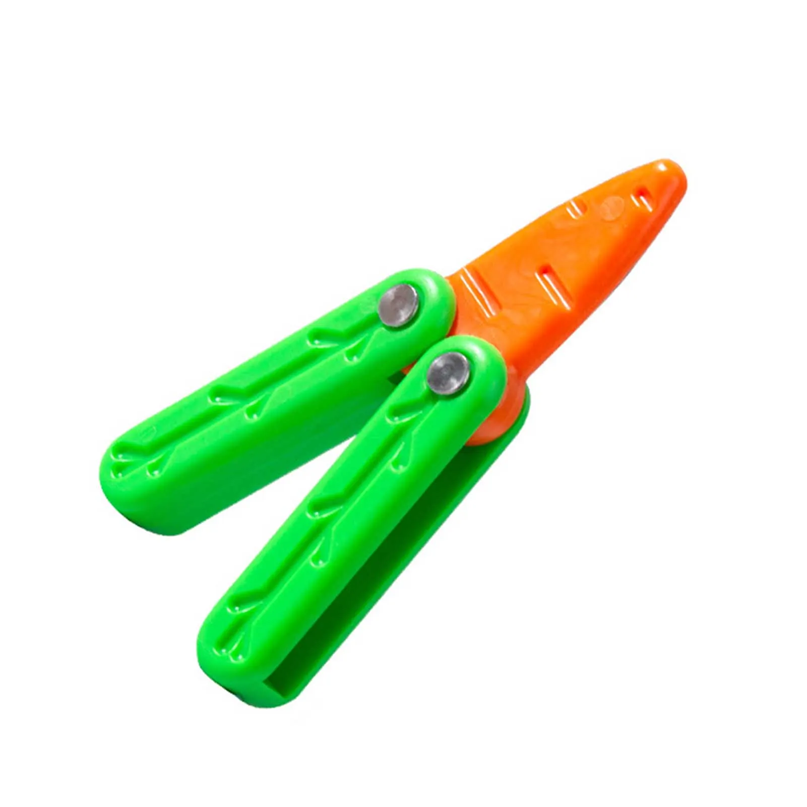 

3D Carrot Knife Decompression Toy Funny Ultra-Precision Fingertip EDC Toy Stress Relief Toy for Kids Adults Push Card Small Toy