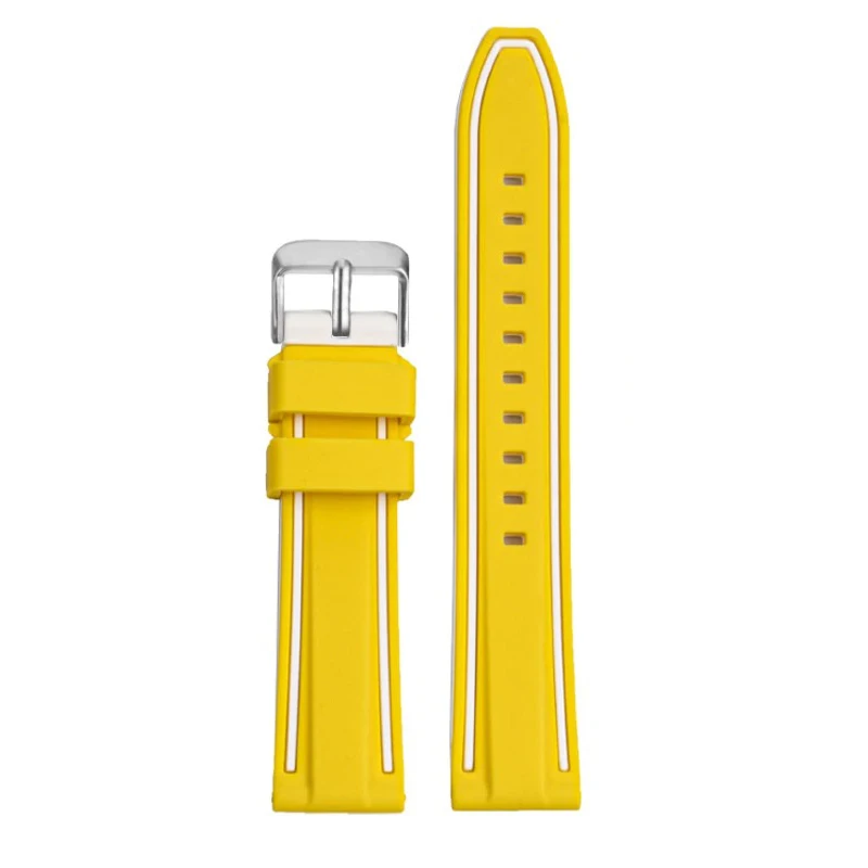 Dual-Tone Silicone Sport Strap with Quick Release 20mm