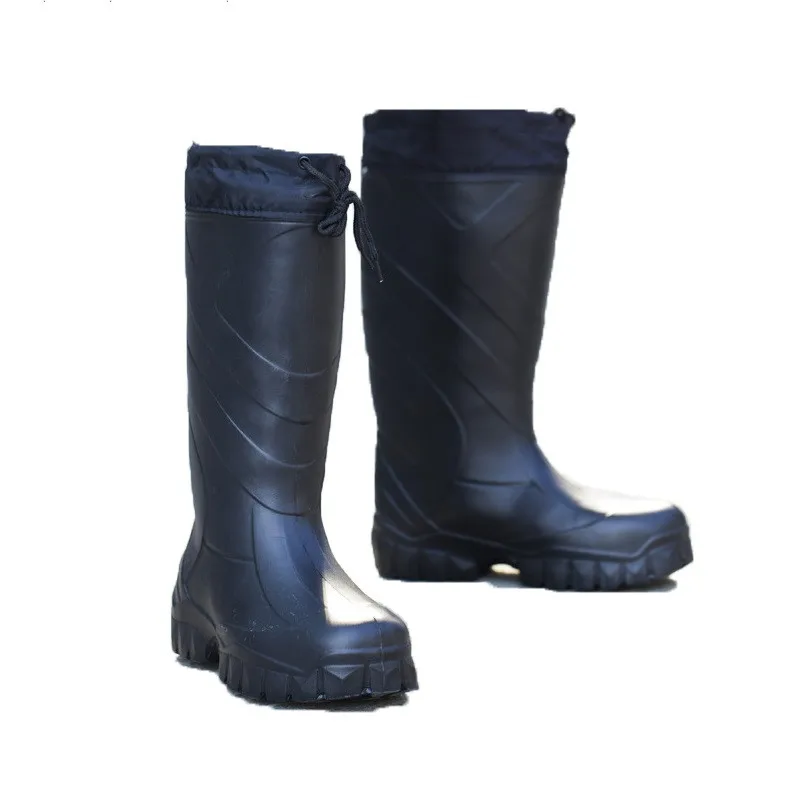 Fly Fishing Boots, Outdoor Hunting Camping Waterproof Snow Boot, Rubber Rain Boots, Winter Warm Fishing Shoes, Waders