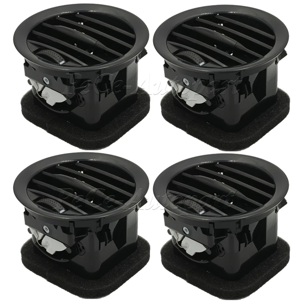 MangWany 4pacs Housse De Ventilation De Climatisation Grille De Sortie De Tableau De Bord Compatible Avec Opel Corsa D 13417363