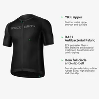 ROCKBROS Cycling Bicycle Jersey Men Women Summer Bike Jerseys Sport Clothing Spring Quick Dry Breathable Short Sleeve Clothing 2