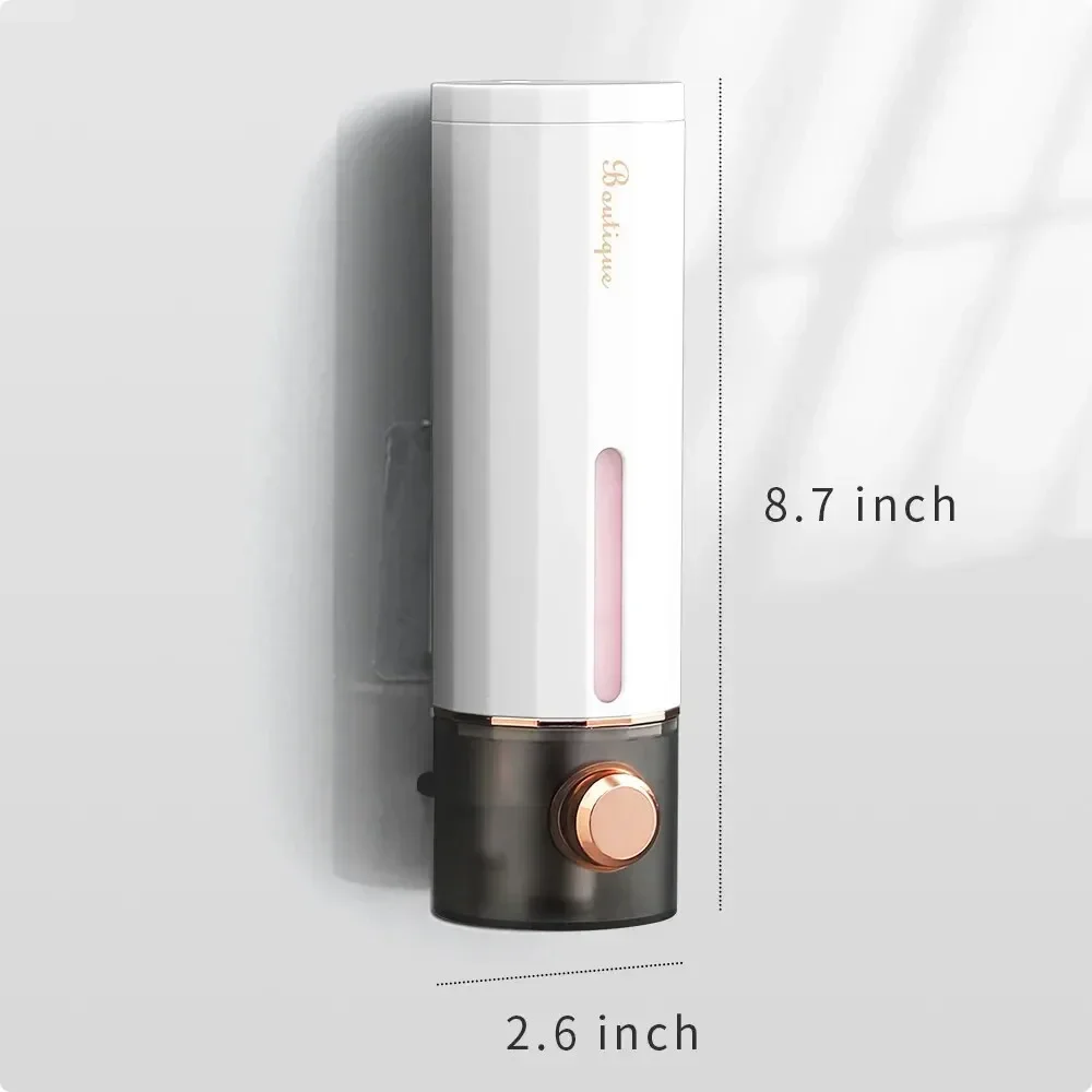 Soap dispenser non-perforated wall mounted home hotel shower gel shampoo box