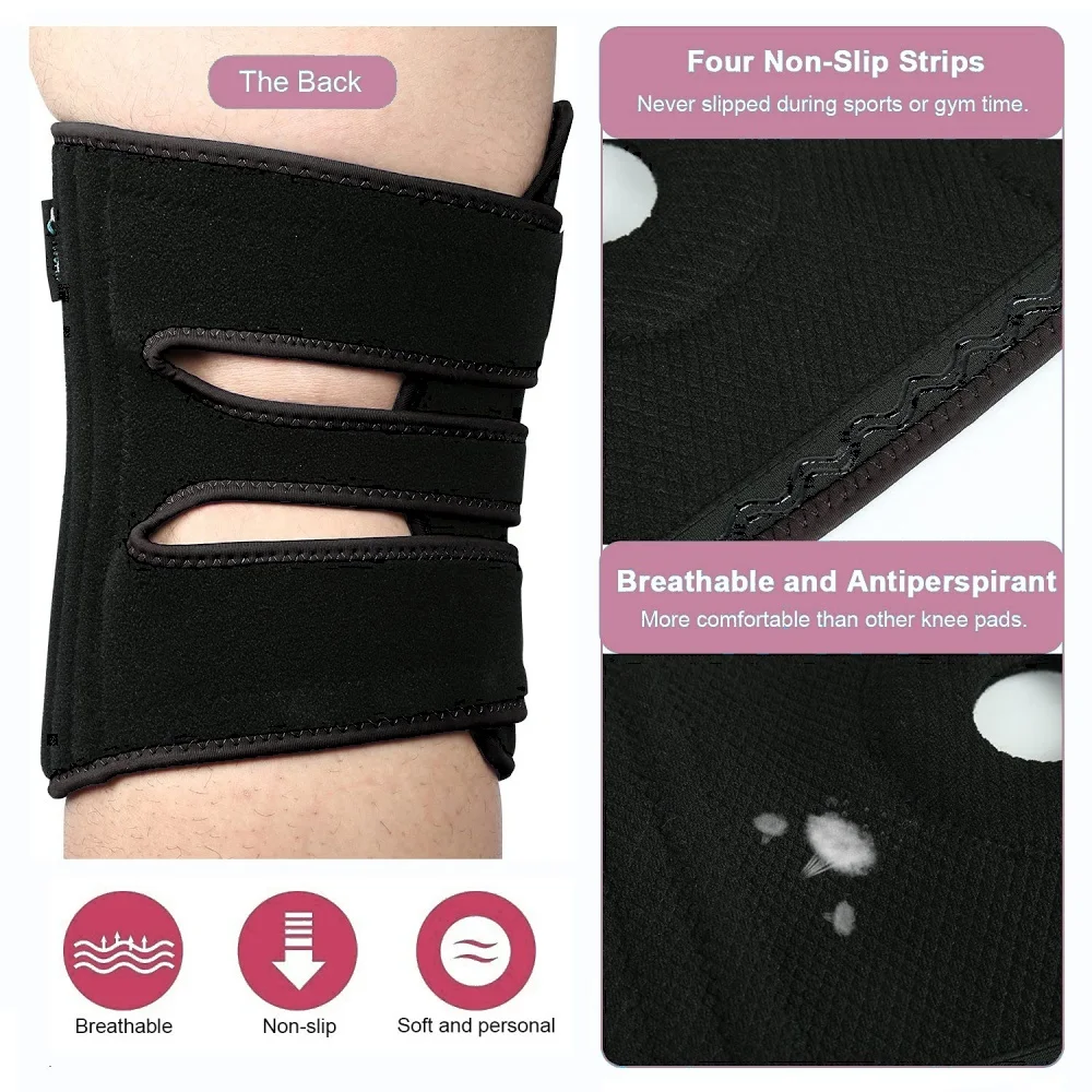 Plus Size Knee Pad Brace 1PC Extra Large Adjustable Knee Support With Side Stabilizers For Arthritis Meniscus Tear Sports Injury knee pad,knee support,knee brace,knee wraps