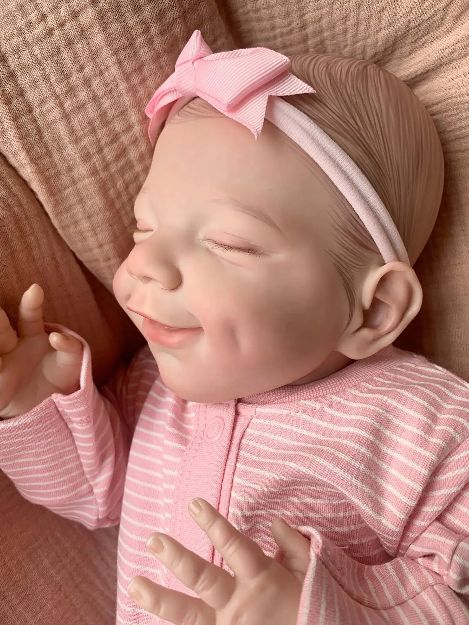 Yplkm Poupon Fille 45cm En Peluche - Jouet Bébé Mignon Princesse Avec Chapeau Et Vêtements