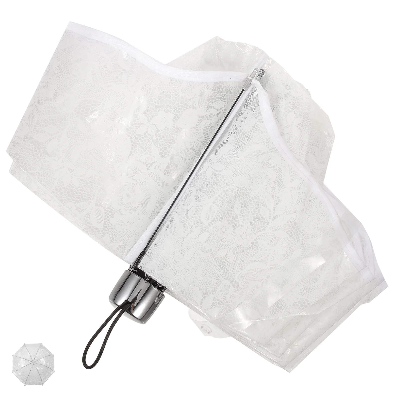 

Bridal Folding Umbrella Wedding Umbrellas for Bride Parasol Plastic Decor Photo Prop