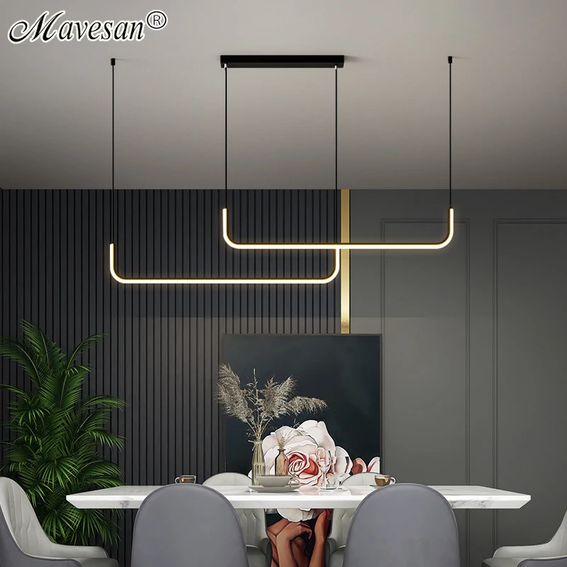 

Nordic LED Chandelier With Dimmable For Kitchen Dining Table Foyer Bedroom Coffee Hall Living Room Studyroom Indoor Home Lights