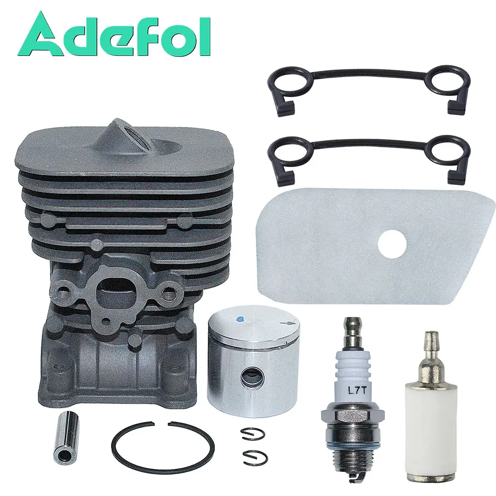 35mm Cylinder Piston Spark Plug Kit For Husqvarna 128C 128CD 128LD