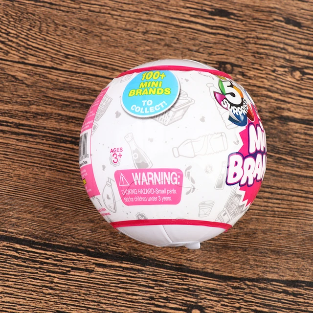 Mini Brands Surprise Ball: Collectible tiny versions of popular consumables!