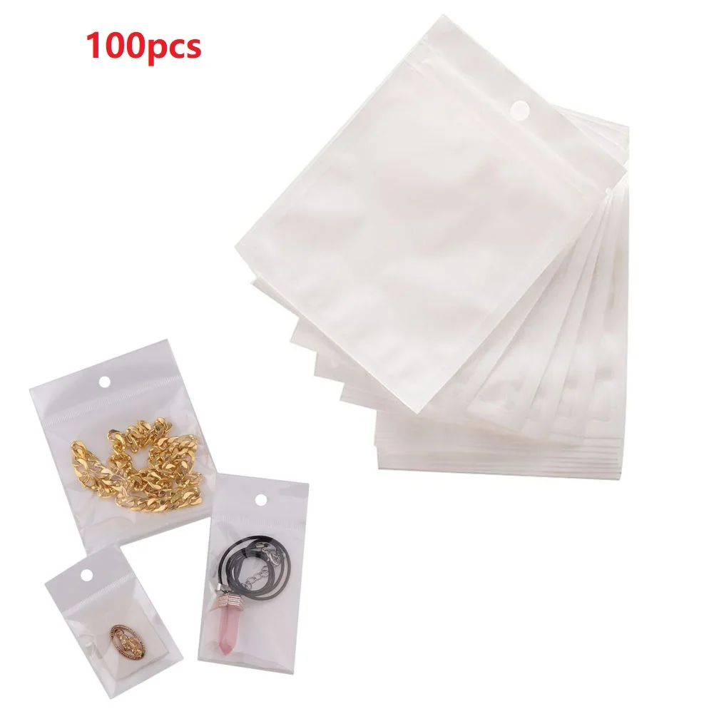

Pack Of 100 White Plastic Bags For Packaging Digital Devices & Other Small Products Available In Multiple Sizes