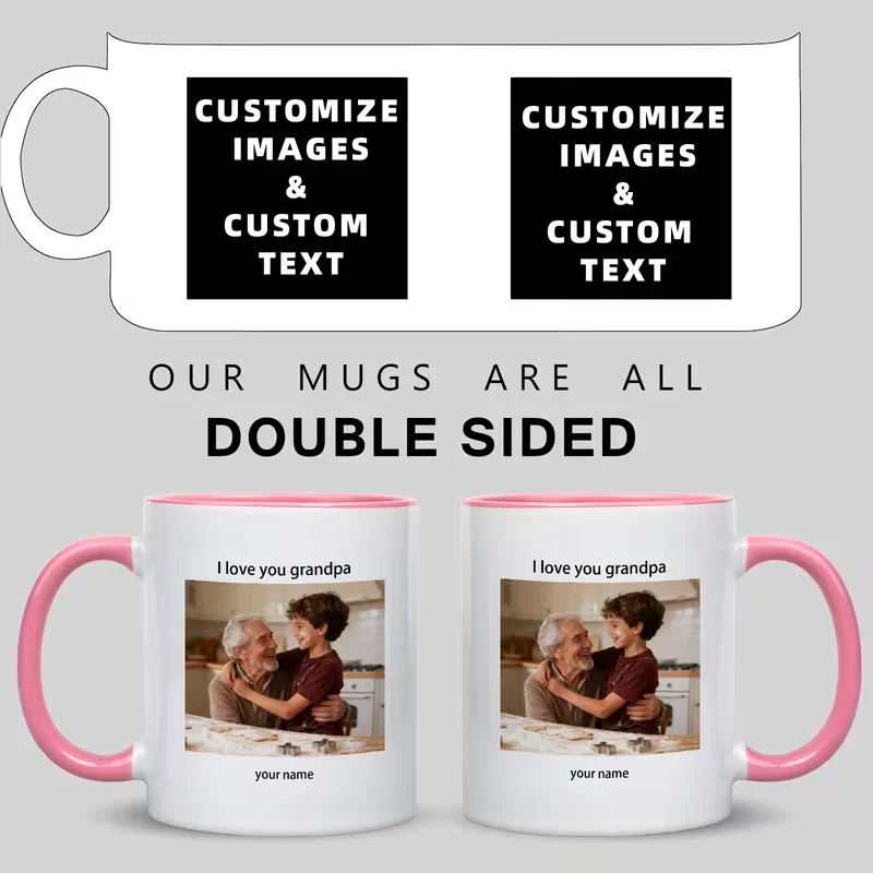 Gepersonaliseerde koffiemok met eigen tekst en fotoprint_voghion.com