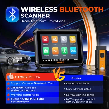 FIX D1 Lite OBD2 Scanner Car Diagnostic Tool Code Reader Bluetooth Wireless Bi-Directional Control Automotive Scan Tool 2
