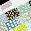 New design floral daisy Rubber Small Desktop Desk Mat Kawaii Gaming Accessories Students Writing Pad Padmouse Desk Play Mats 1