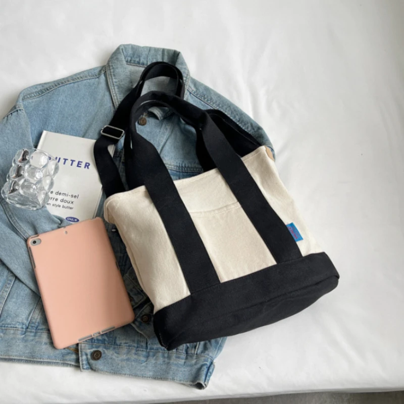 Simple Colorblock Crossbody Bag, Large Capacity Shoulder Bag, Women's Casual Handbag & Tote Purse