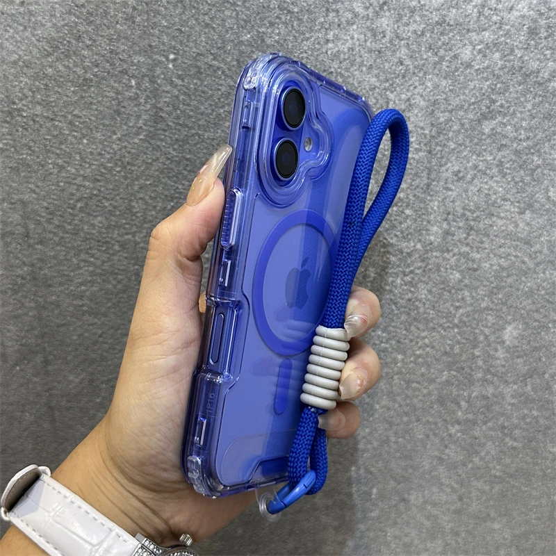 iPhone Macaroon Shockproof MagSafe Clear Case 5