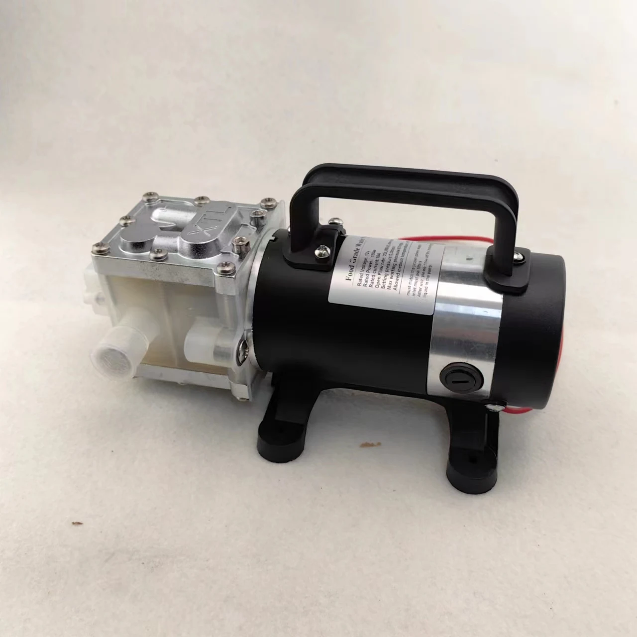 Electric Large Flow Food Grade Wine Pump DC Self-Priming Water Pump 20L/Min 12v 180w