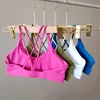 Solid Color Sports Bra Gym Fitness Underwear Soft Breathable Fashion Hot Girl Yoga Bra Running Exercise Sexy Women's Underwear 1