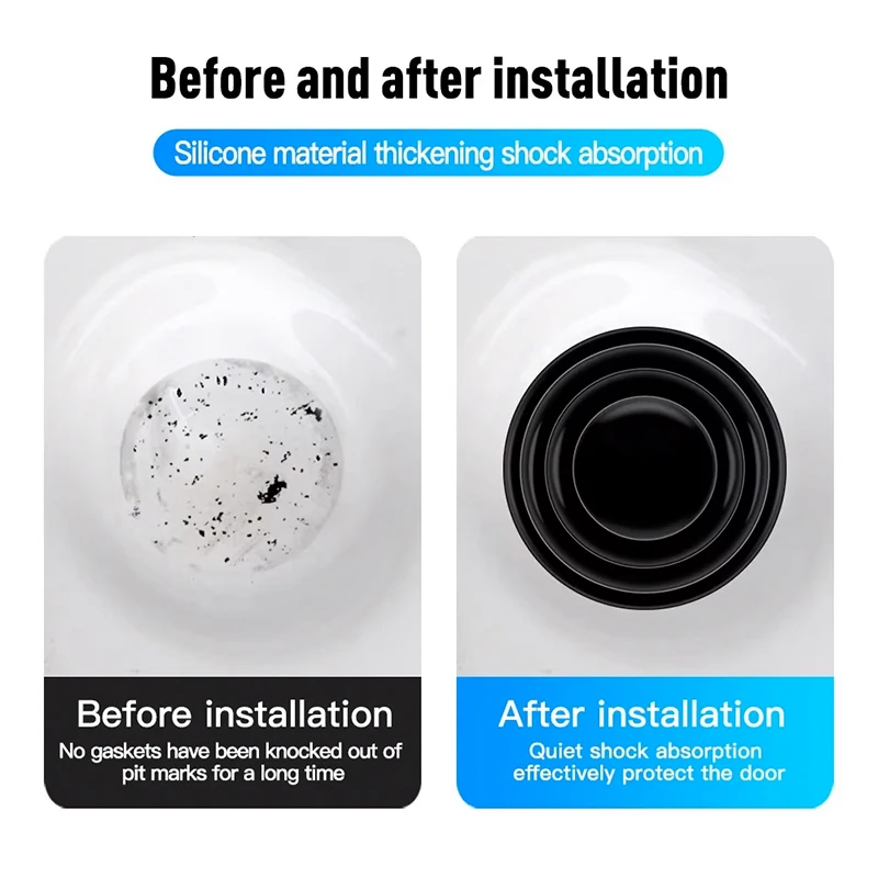 Car Door Stickers Reflective Noise Gasket Car Stickers Soundproof Patch Shock Absorber For BMW E46 F30 E60 E90 F10 X5 E70 E39 E36 E87 X7 E92 E91 E28 X3 X1
