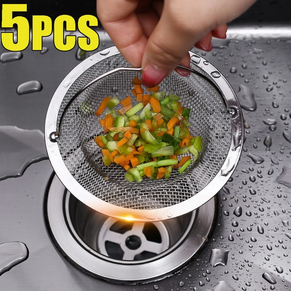 

Фильтры для кухонной раковины из нержавеющей стали, 5/1 шт.