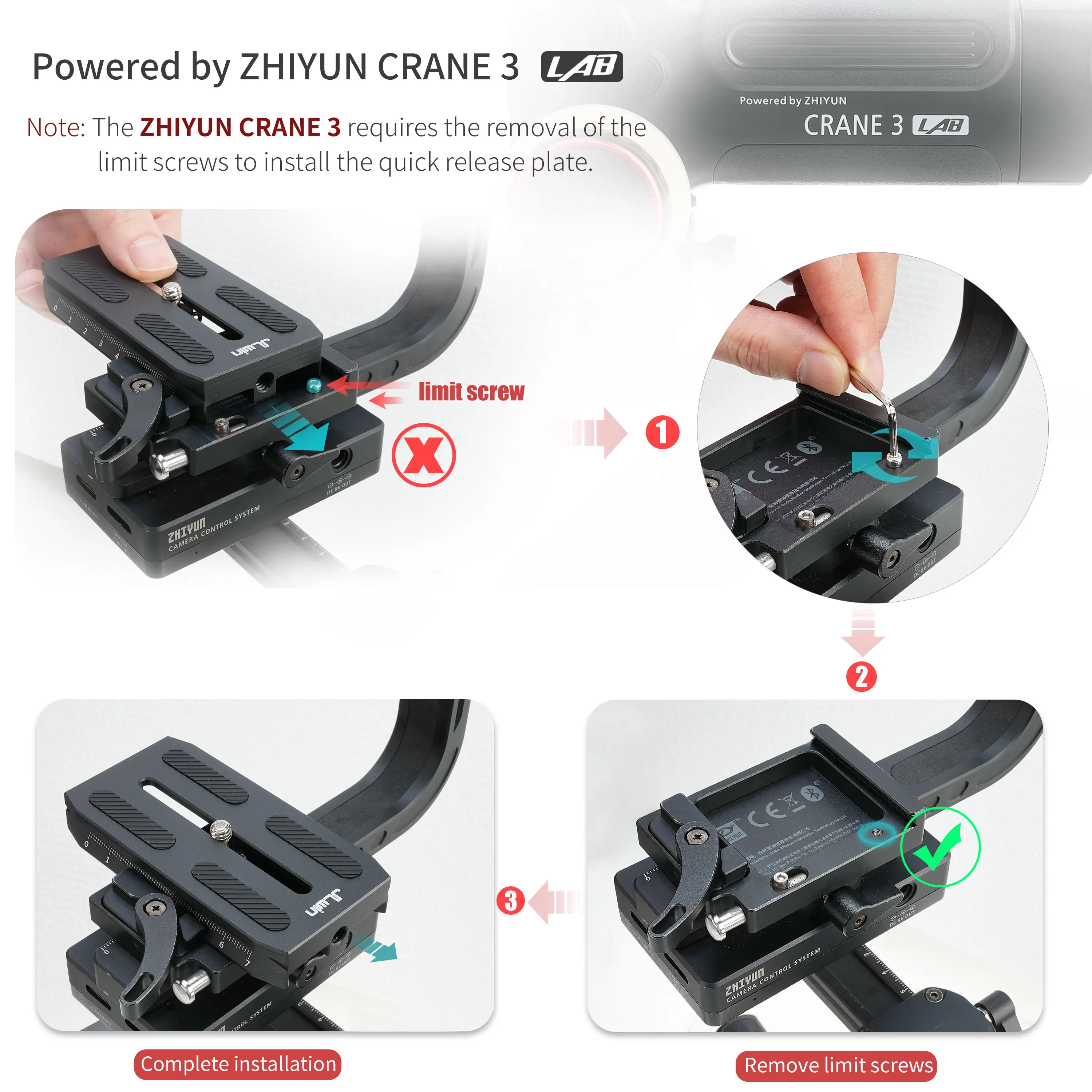 L Plate Rsc2 Weebill S FOTGA Camera Quick Release Plate TransMount