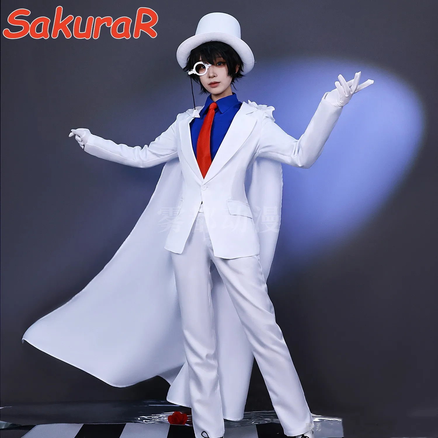 Kaitou Kiddo Cosplay Costume Kid. The Phantom Thief Kuroba Kaito