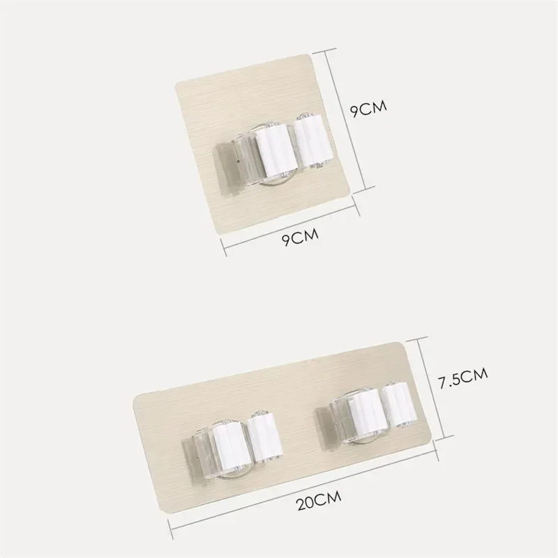 Mop & Broom Holder Wall Mounted Mop Organizer for Home