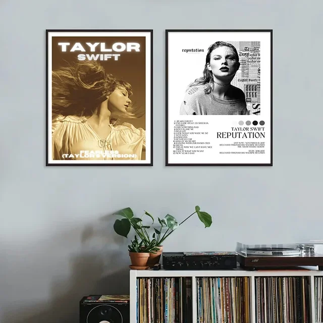 Modern Taylor-Swifts Hit Music Poster Classic Series Album Lover Canvas Painting Print Wall Art Picture Living Room Home Decor 3