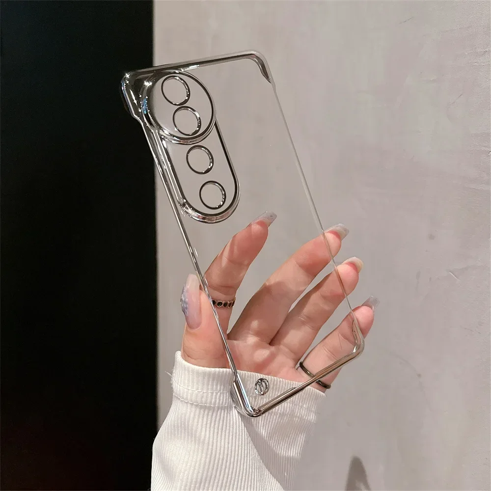 Ultra Thin Frameless Hard PC Clear Camera Protecting Back Cover Shell