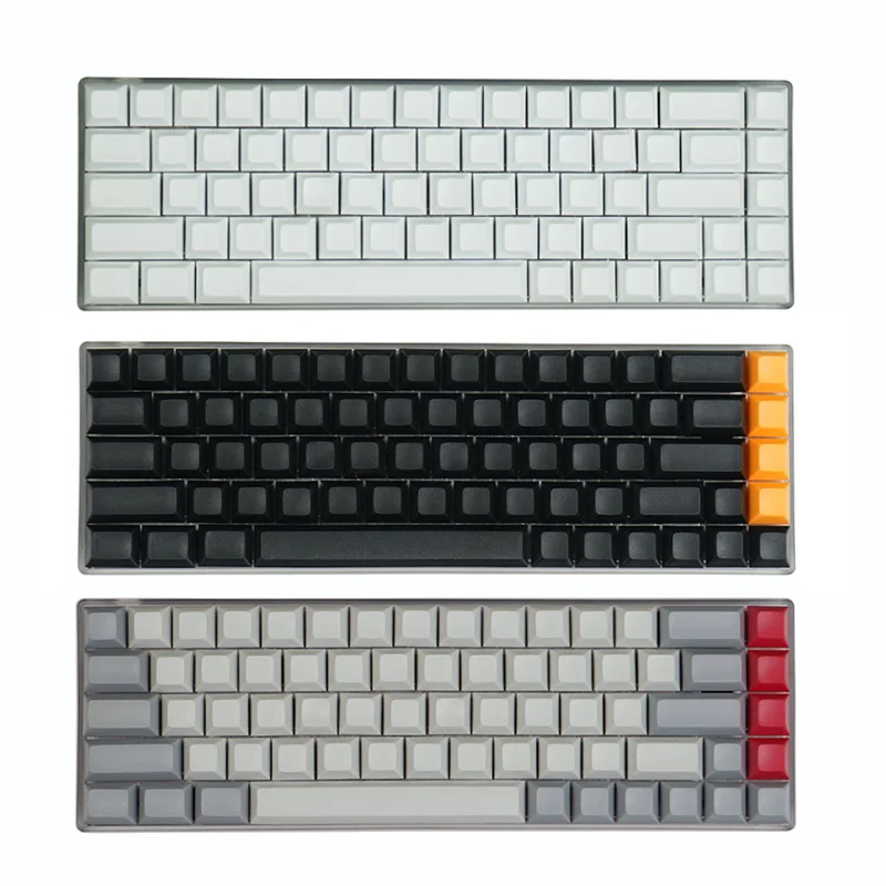 Personalizado Pbt Keycap Grupo Npkc em Branco Ansi Retro Dsa Adequado para Cherry mx Teclado Mecânico Gh60 xd Gk64