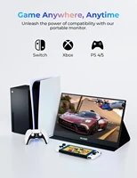 WUAWE 15.6 inch Portable Monitor Laptop, 15.6-inch 1080p72 NTSC 100 sRGB USB C HDMI Travel External Second Computer Screen HDRi - Image 3