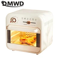 DMWD 18L Electric Oven Fruit Dryer Fryer Cooker Bread Toaster Dessert Cake Pizza Baking Machine Breakfast Maker BBQ Tool 220V