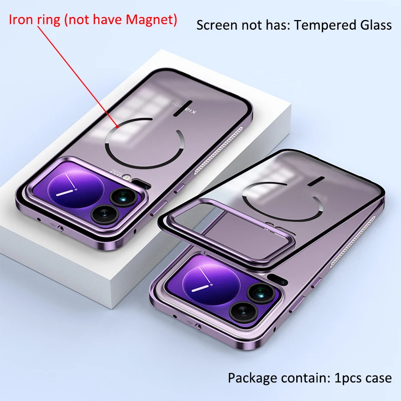 Aluminium Alloy Metal Bumper with Acrylic Back Case