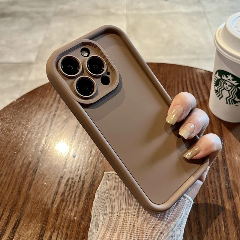 thumbnail image 1 of Luxury Soft Candy Liquid Silicone Phone Case For iPhone 11 12 13 14 15 Pro Max Plus XS X XR Shockproof Bumper Back Cases Cover, 1 of 5